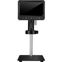 1200X 7 Inch HD IPS Screen Digital Microscope Electronics Camera Magnifier for Industrial Soldering Mobile Phone Repairing