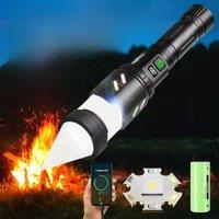 Ultra Powerful Lamp With 5 Modes Super High Power Rechargeable Flashlight Outdoor Lantern Camping