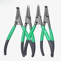LAOA 1pc Circlip Pliers Shaft Clamping Ring Retaining Pliers 7" CR-NI Specialized tool for mounting inner and outer spring rings