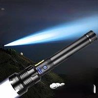Most Powerful Torch XHP390 Flashlight 10000mah Rechargeable High Power Led Lamp Outdoor Waterproof