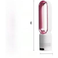 2025 New Touch Screen Air Purification Cycle Bladeless Fan Dormitory Desk Floor Fan Tower Ultra-quiet Bladeless Fan