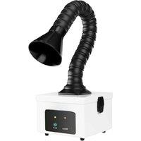 Solder Fume Extractor Powerful 30W Suction 138m3/h Low-Noise /2-Stage Filtration for Laser Welding Smoke Absorption