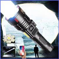 2025 High Power LED Flashlight Super Bright 3000M Torch Waterproof 26650 Rechargeable Outdoor Work