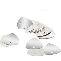 100Pcs Universal Metal Triangle Pry Opening Tool for Mobile Phone Laptop Tablet LCD Screen Case Disassembly Scraper Repair Tools