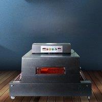 2025 New Semi-Automatic Thermal Shrink Wrap Packing Machine Electric Heat For Food Beverage Commodity Packaging Made From Wood