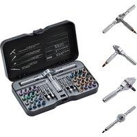 Exclusive Brand VMAN Tool SetEquipped with Smooth Gearless Ratchet, Magnetic Design, S2 Steel Bits,