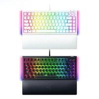 Razer BlackWidow V4 75% Mechanical Gaming Keyboard Hot-Swappable Design MF Roller Media Keys Orange Tactile Switches Chroma RGB