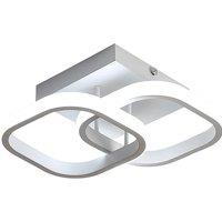 LED Ceiling Light,24W Square Acrylic Ceiling Lamp,Modern Bedroom Chandelier,Ceiling Lighting for Entrance Hall,White Light
