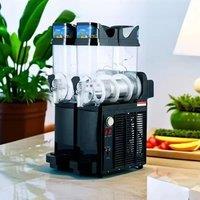 2025 New Electric Snow Melting Machine Single Tanks Sand Ice Slushy Making Ice Cream Smoothie Slush Machines