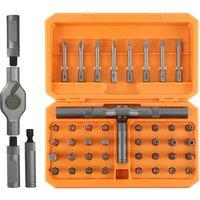 42 in 1 Ratchet Precision Screwdriver Wireless Cordless Magnetic Small Handle Portable Manual Hand Tool Kit for Household Repair