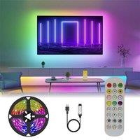 LED Strip Light RGB APP Control 5050 RGB Color Changing Light Multiple Modes For Room Decoration TV Background Light
