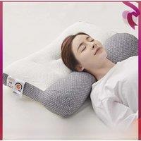 Orthopedic Reverse Traction Pillow Protects Cervical Vertebra and Helps Sleep Single Neck Pillow Can Be Machine Washable 48X74cm