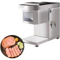 2025New Commercial Meat Cutter 1500W Stainless Steel 3mm Vegetable Shredder Fully Automatic Household Kitchen Appliances
