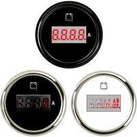 Cars 52mm Digital Amp Gauges +/-150A Display Ammeters Black Ampere Meters 75mV Input Signal with Current Sensor