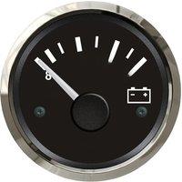 KUS 8-16v Display Volt Meters 52mm Black Voltmeters Voltage Gauges with Red or Yellow Backlight for Car Boat Truck Yacht Vessel