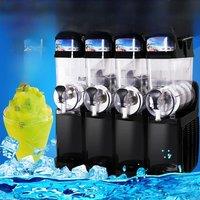 2025 New Commercial Slushy Machine 1/2/3/4 Tank Electric Automatic Slush Maker Machine Frozen Drink Snow Melting Machine
