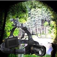 COBA Powerful XHP360 36-core Headlamp Flashlight 18650 Rechargeable ZOOM Head Flashlights High Power