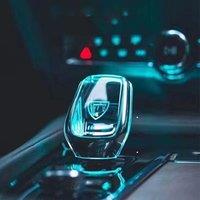 Crystal Gear Shift Knob Lever Handle Replacement 64 Colors With LED Ambient Light For Volvo XC60