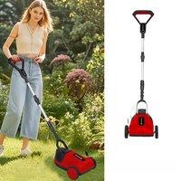 Hand-Push Lawn Mower Garden Trimmer Electric Lawn Mower Small Household Garden Rechargeable Weeder with 21V Battery