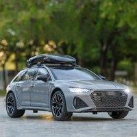 RS6 alloy car model, unique decorations of the car center console, high-end fun ornaments, exquisite alloy model