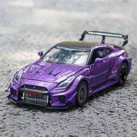 GTR alloy model car, unique decorations of the car center console, exquisite alloy models, cool ornaments, men's gifts