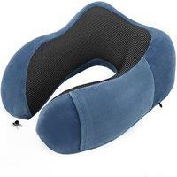 U Travel Memory Cotton Pillow Neck Motor Cars And Aeroplan Nap Magnetic Fabric U shaped