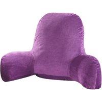 Plush Big Backrest Reading Rest Pillow Lumbar Support Chair Cushion with Arms Seat Cushion Massage Pad Sofa Pillow