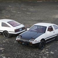 Unique decorations for the car center console, AE86 alloy sports car model car, exquisite alloy model, cool ornaments