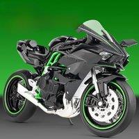 Unique decorations for car center console, cool motorcycle models, high-end fun ornaments, exquisite alloy models, birthday gift