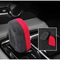 Alcantara Suede Auto Parts Car Gear Shift Knob Cover Lever Stick Head Car Accessories Trim For Volvo