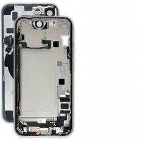 Original Disassembled Middle Frame Housing for iPhone 14, Back Glass Cover, NFC Wireless Charger