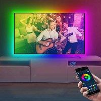 RGB Led Strip Light Led Indoor Light Strip APP Control Flexible Ribbon Led Tape For Room Bedroom Decoration