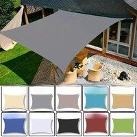 300D Waterproof Sun Shelter Sunshade Protection Shade Sail Awning Camping Shade Cloth Large For