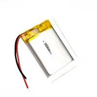 3.7V rechargeable battery For toy ship LED light detector Polymer care products monitor battery