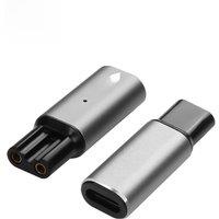 LISI 8V HQ850 Type-C Shaver Charger Adapter Charging Converter for Philips Norelco One Blade QP2530