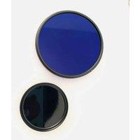 100Pcs Total Size Diameter 18mm And 1.5mm Thickness ZB2 Blue Filter Glass
