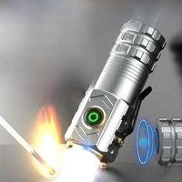 2025 New Led Mini Flashlight 18500 Ultra Powerful Led Torch 3 Core LED Mini Tactical Flashlight