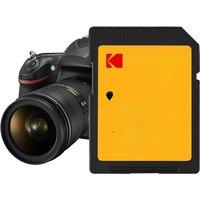 KODAK SD Card for Camera High Speed 100MB/s C10 Memory Card 32GB 64GB 128GB 256GB SDXC A1 U3 V30 UHS-I sdcards for 4K HD SLR DV