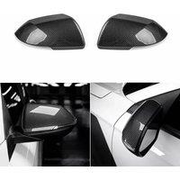 Carbon Fiber Style Rearview Mirror Cover House Caps For Hyundai Kona 2024 2025 Exterior Accessories