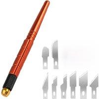 14 in 1 Wood Carving Tools Set Hand Seal Cutting Knife Pen DIY Engraving Woodworking Craft Knife Paper-cut Carving Tool Kit