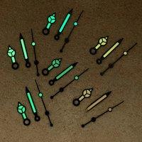 7.5mm*12mm*12.5mm NH35 Watch Hands for NH35A NH36 Movement Watch Pointer Needle Green Lume Black Watch Accessories