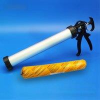 Manual Glue Gun For 590ml-600ml Syringe Barrel Single Component 1K PU Epoxy UV Solder Paste Sealant 3M ARALDITE Metal Power Gun