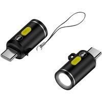 Mini Flashlight Adapter Mobile Phone Power Bank Type-C Power Supply Outdoor Household Emergency