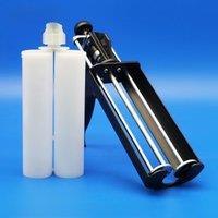 400ML 1:1Epoxy Adhesive Dispensing Gun 2K Kit Portable Double tube Mixing Dispenser loctite ARALDITE Cartridge AB Metal Glue Gun