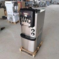 Automatic Ice Cream Making Machine with Pre-cooling System air Pump Soft Icecream Machine