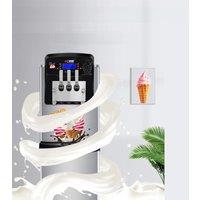 Vertical 3 Flavors Commercial Ice Cream Machine 3300W With Pre-Cooling Function Soft Serve Ice Cream Machine
