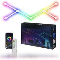 LED Wall Light 5V RGB IC Strip DIY Splicing TV Game Room Decoration Backlighting Bluetooth APP Control With Music Rhythm