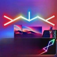 LED Wall Light DIY Splicing Bluetooth APP Control Music Rhythm For TV Game Room Background Decoration Light Bar