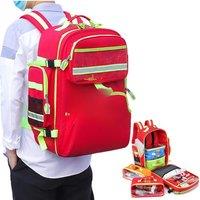 First Aid Survival Kits Empty Emergency Backpacks Responder Portable Medical Trauma Bag Disaster Relief Field Trips