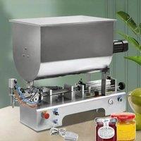 PBOBP Single Head Semi Automatic Cosmetic Paste Bottle Jar Tube Can Filling Machine For Honey Cream